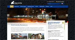 Desktop Screenshot of hrosistavby.cz